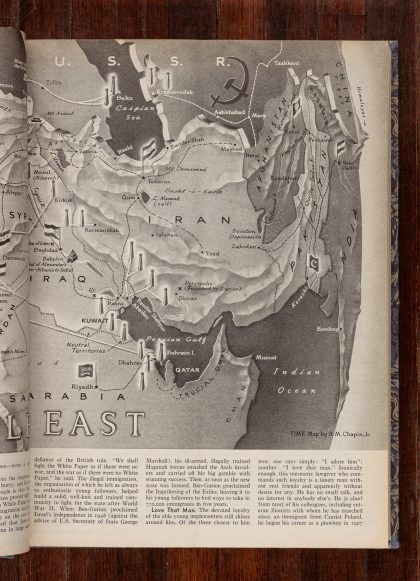 Sven Augustijnen: Maps of the Middle East (1942 – 1969)