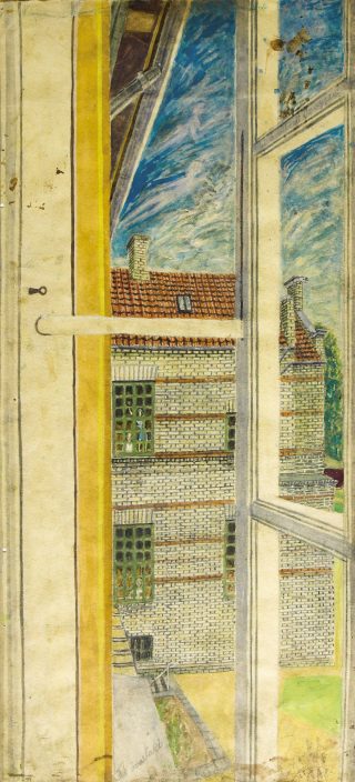 Udsigt fra Ovartacis vindue. Foto: Museum Ovartaci